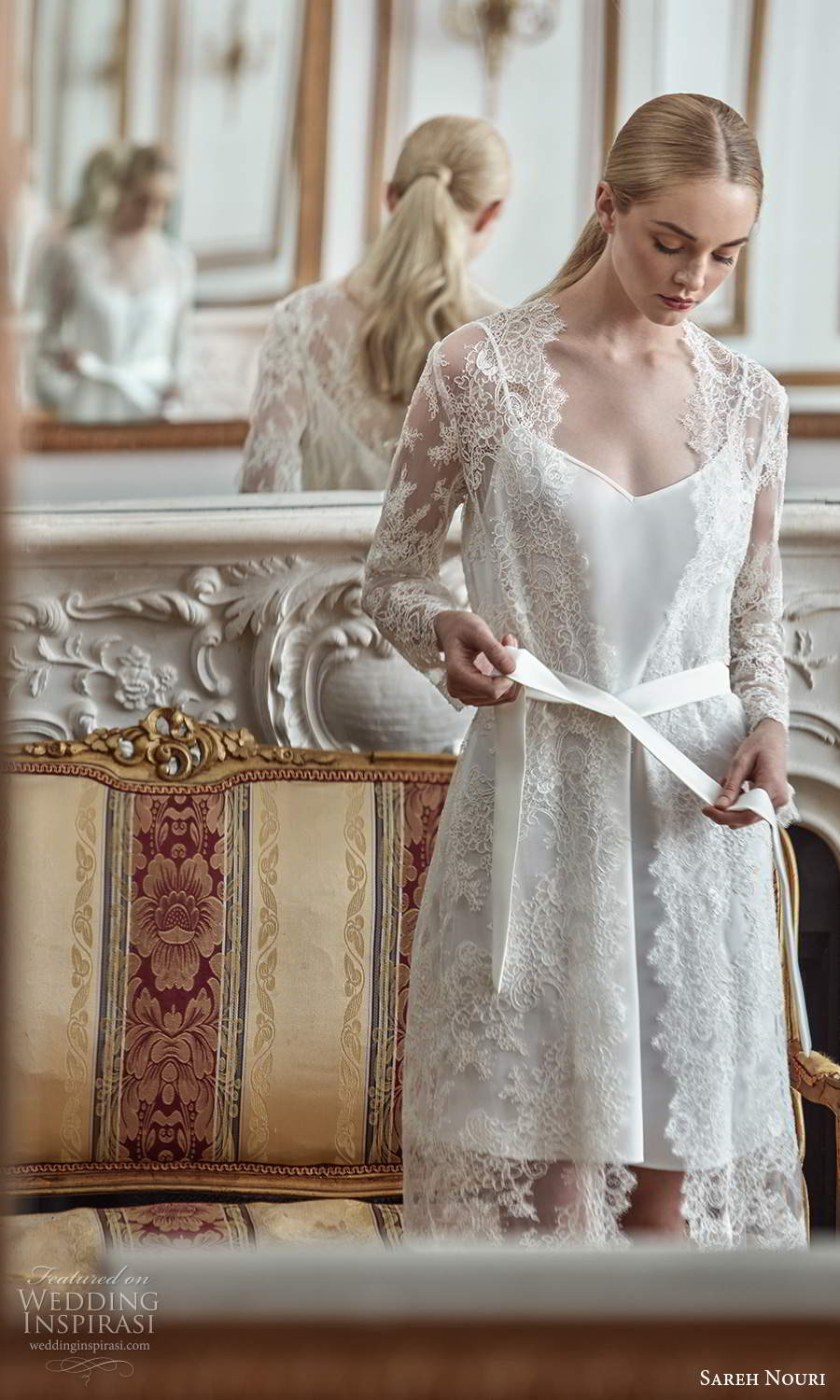 sareh nouri 2021 bridal robes long sleeve collar fully embellished lace robe (4) zv